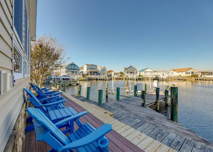 Dock, Pool Access! Waterfront Haven In Ocean Ocean City